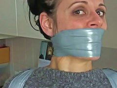 Housewife Tied And Gagged